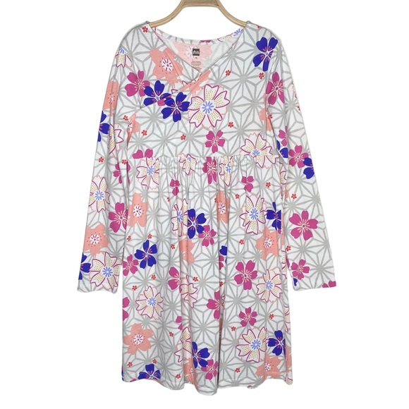 Tea Collection Long Sleeve Wrap Neck Dress - Picture 2 of 7